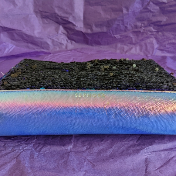 NWOT Sephora Sequin Cosmetic Bag - Picture 4 of 10